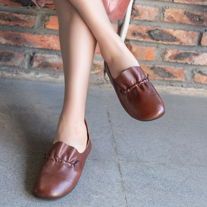 Spring Leisure Comfortable Leather Flats