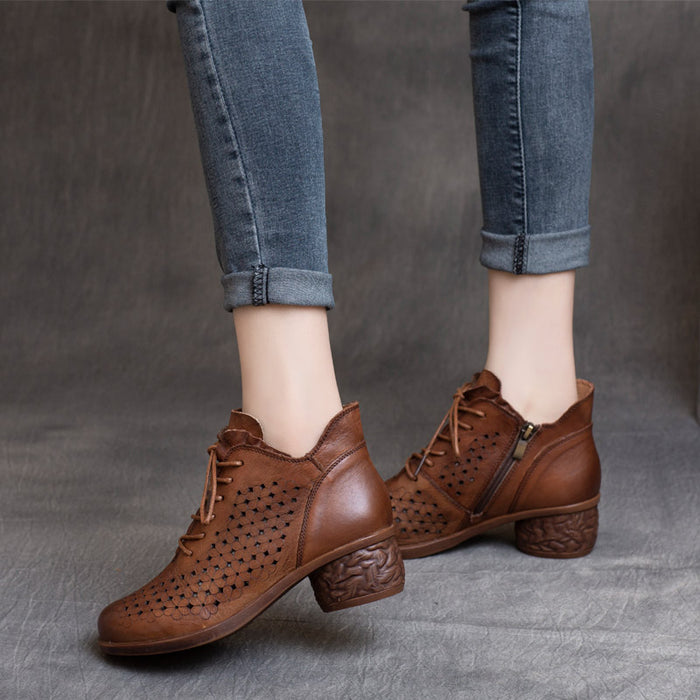 Spring Retro Comfortable Lace-up Chunky Shoes Feb New 2020 86.50