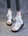 Summer Cut-out Ankle Lace-up Wedge Sandals March Shoes Collection 2022 79.99
