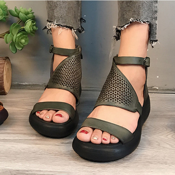 Summer Hand-Washing Wedge Heel Women Sandals