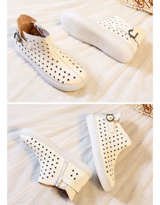 Summer Leather Boots Cow Tendon Big Size 41-43 May Shoes Collection 79.90