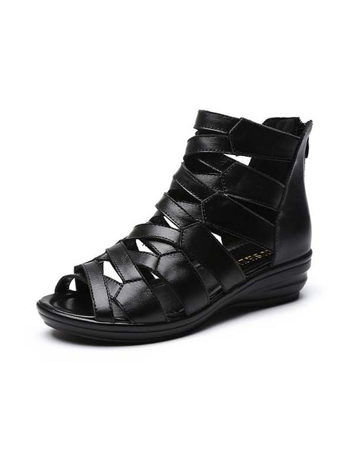 Summer Leather Open-toe Roman Sandals 35-43 June Shoes Collection 2021 62.50