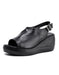 Summer Leather Open Toe Wedge Heel Sandals June New 2020 63.70