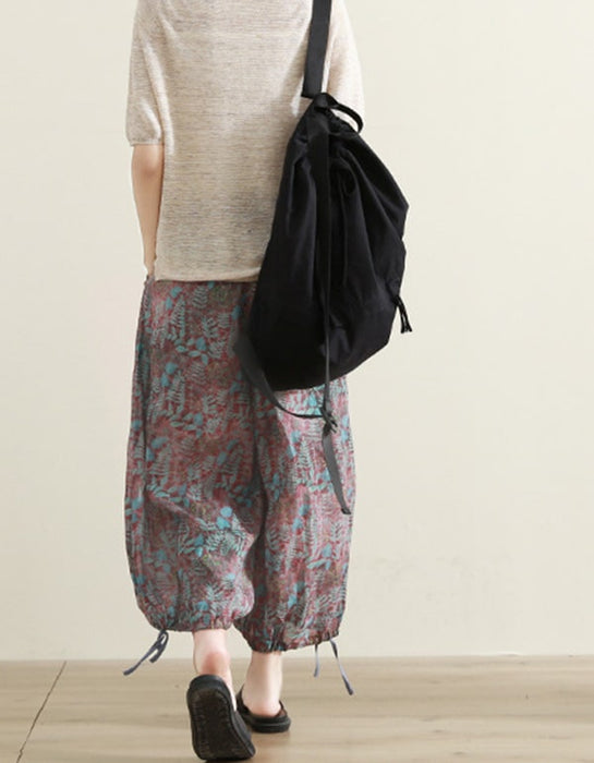 Summer Loose Linen Pants Printed Accessories 66.00