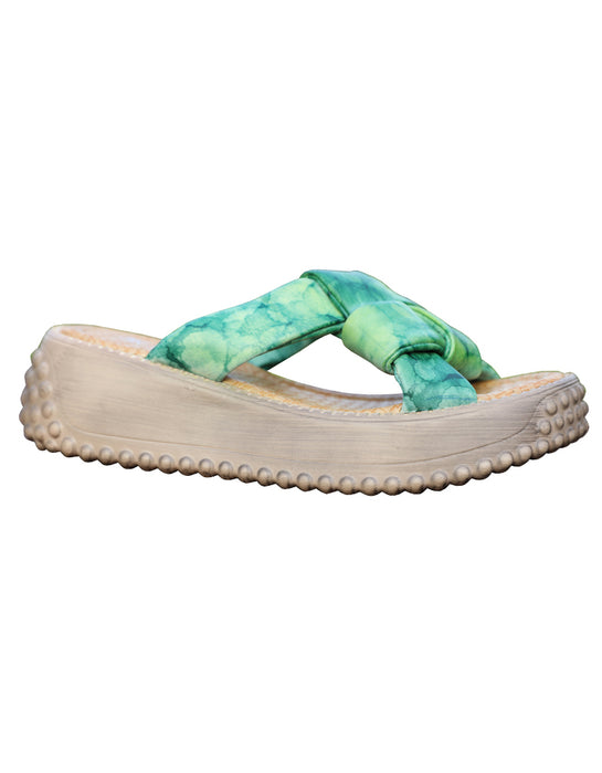 Summer Platform Green Slippers Aug Shoes Collection 2022 77.40