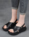 Summer Retro Leather Platform Beach Sandals June New 2020 78.00