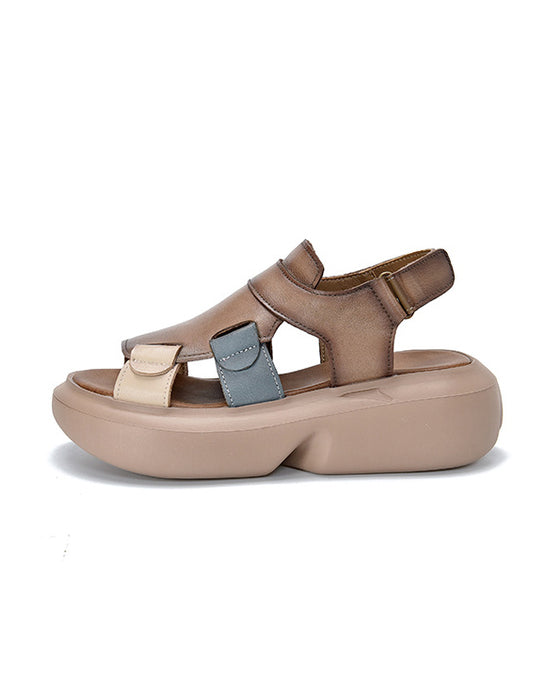 Summer Retro Platform Sandals Slingback Aug Shoes Collection 2022 99.80