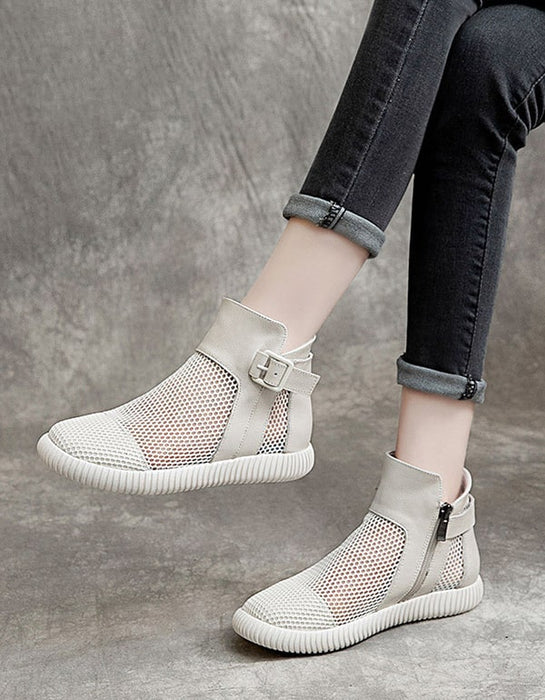 Summer Soft Leather Mesh Sandals Boots July Shoes Collection 2021 83.80