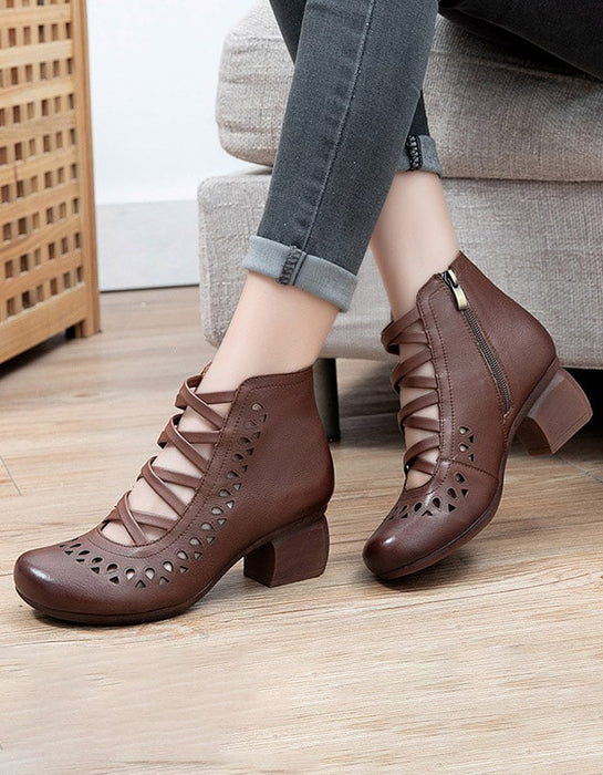 Summer Spring Cross Strap Vintage Chunky Shoes Jan New Trends 2021 83.47
