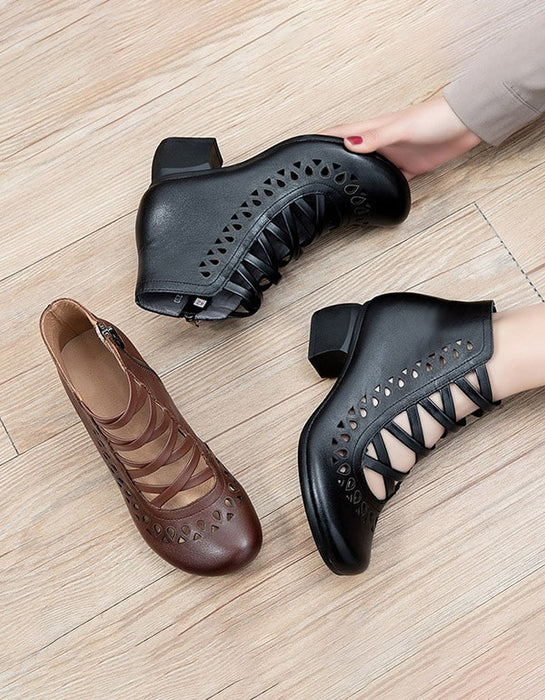 Summer Spring Cross Strap Vintage Chunky Shoes Jan New Trends 2021 83.47