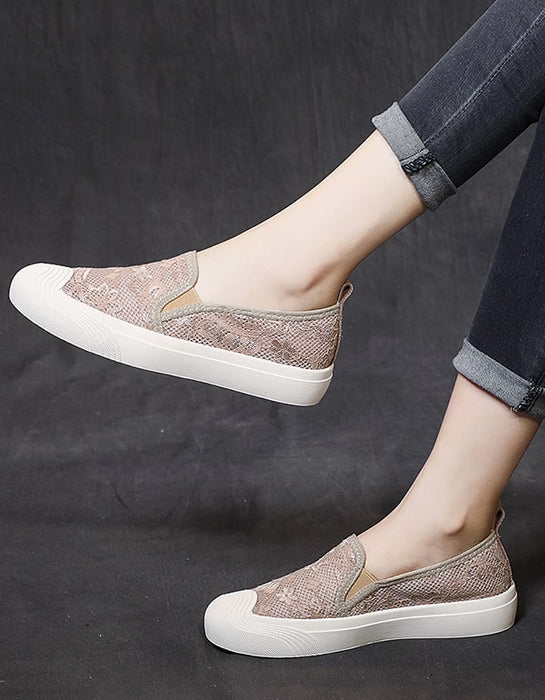 Summer Spring Lace Casual Flat Shoes