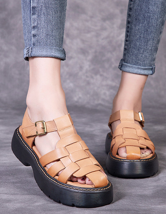 Summer Woven Close Toe Sandals Slingback July Shoes Collection 2022 69.90