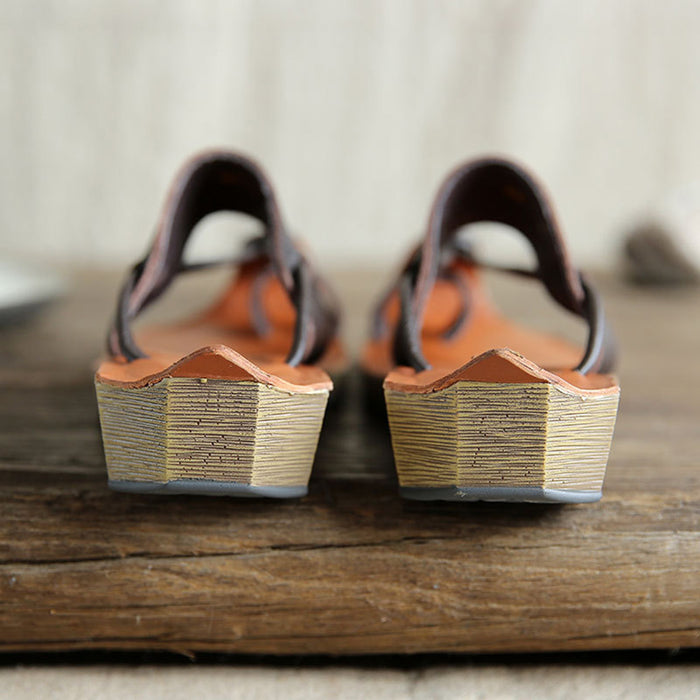 Handmade Retro Summer Thong Sandals | Gift Shoes