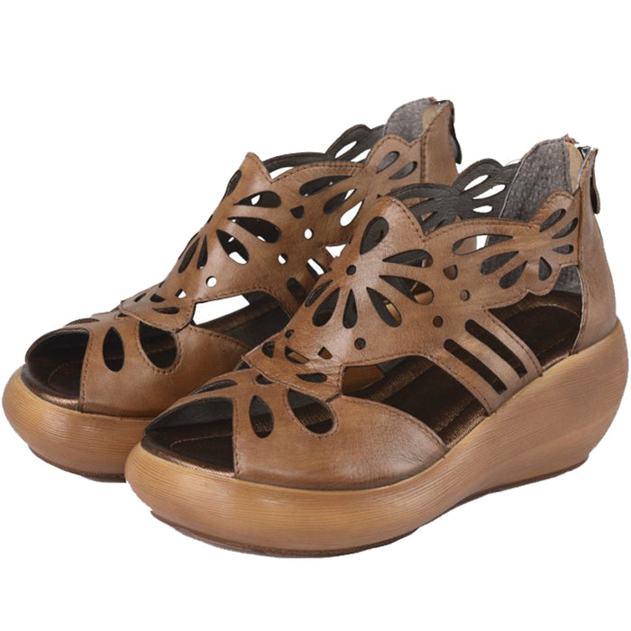 Sandalias de cuña para mujer Summer Hollow