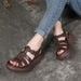 Summer Leather Woven Wedge Sandals Slingback Feb New 2020 88.00