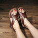 Handmade Summer Wedge Cross Strap Sandals Feb New 2020 81.00