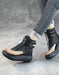 Summer leather Clip Toe Wedge Heel Sandals