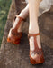 Handmade Summer T-strap Wedge Sandals March New Trends 2021 115.70