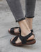 Summer Soft Leather Velcro Sandals March New Trends 2021 66.20