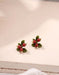Vintage Cranberry Stud Earrings Accessories 12.90