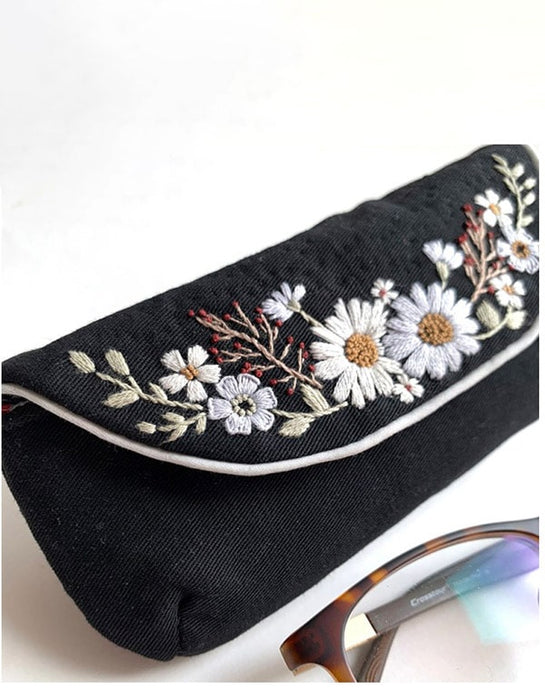 Vintage Embroidery DIY Glasses Bag(Including DIY materials)  25.50