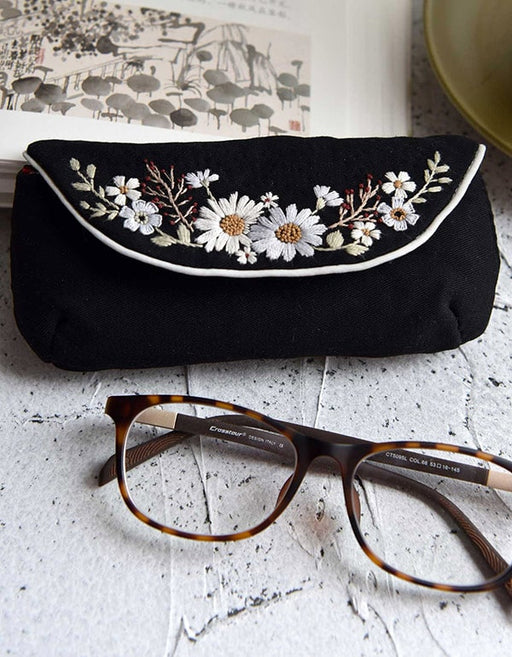 Vintage Embroidery DIY Glasses Bag(Including DIY materials)  25.50