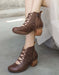 Vintage Handmade Roman Fashion Chunky Boots December New 2019 105.00