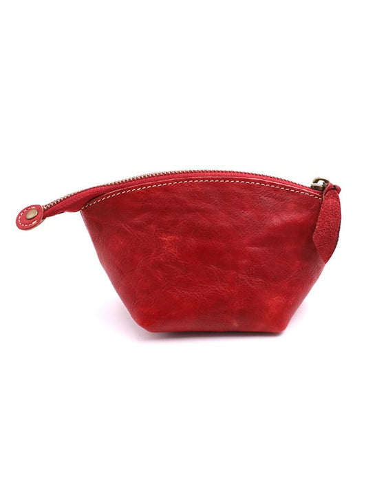 Vintage Leather Candy Color Storage Bag Coin Purse Accessories 29.60