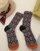 2 Pairs Vintage Purple Floral Socks Accessories 25.00