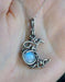 Vintage Silver Moonstone Necklace Necklaces 25.00