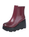 Waterproof Anti-slip Handmade Retro Wedge Boots Nov Shoes Collection 2021 119.70