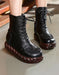 Waterproof Lace-up Retro Platform Boots Nov Shoes Collection 2022 97.00