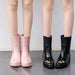 Women's Cute Flower Rain Boots Accessories 46.38