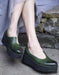Handmade Retro Platform Fashion Green Sandals March New 2020 139.90
