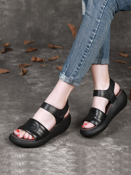 Wedge Heel Retro Summer Women's Sandals — Obiono