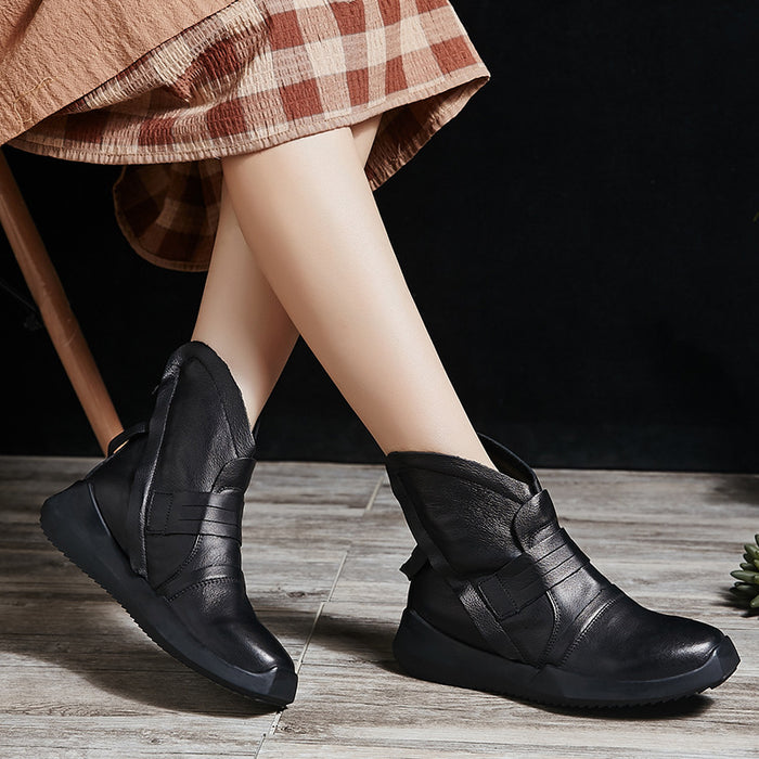 Wedge Casual Short Boots | Gift Shoes