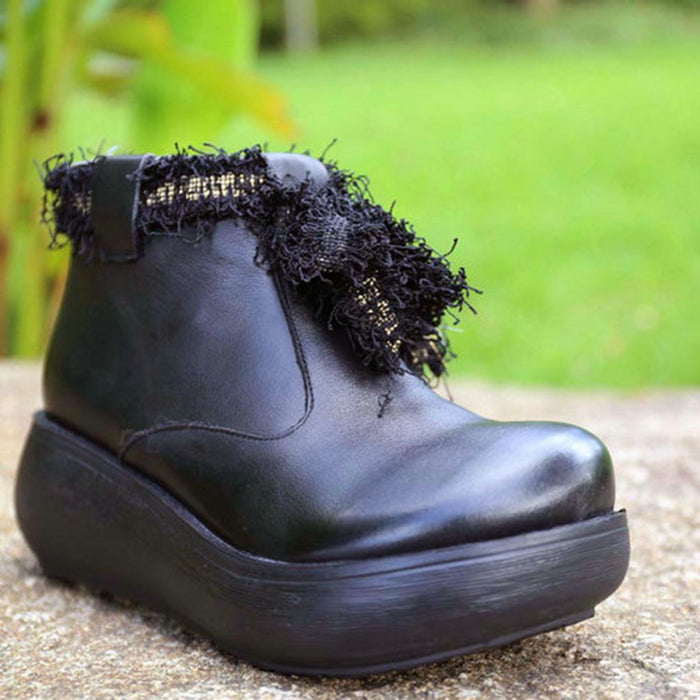 Wedge Waterproof Women's Retro Boots | Gift Shoes
