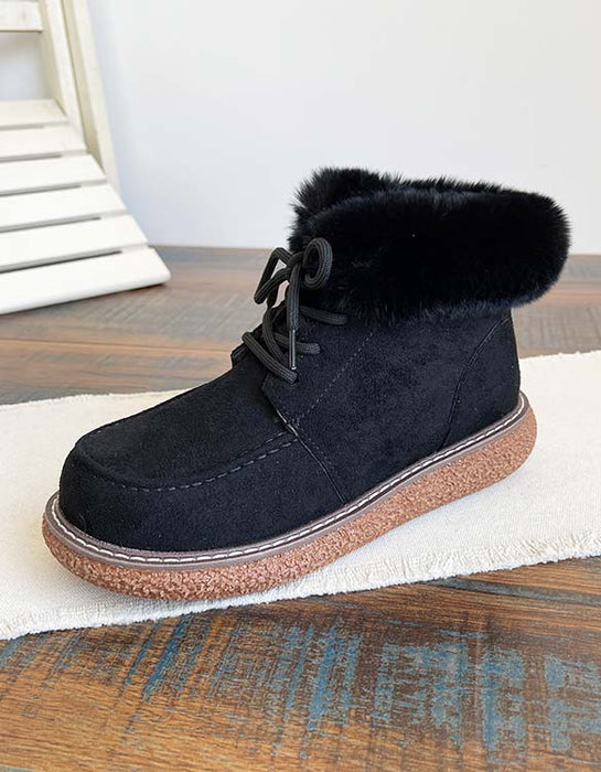 Winter Comfortable Suede Fur Boots Dec Shoes Collection 2022 77.00