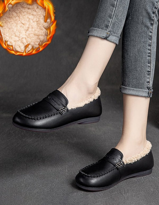 Winter Flat-bottomed Cotton Velvet Retro Loafers Nov Shoes Collection 2021 97.50