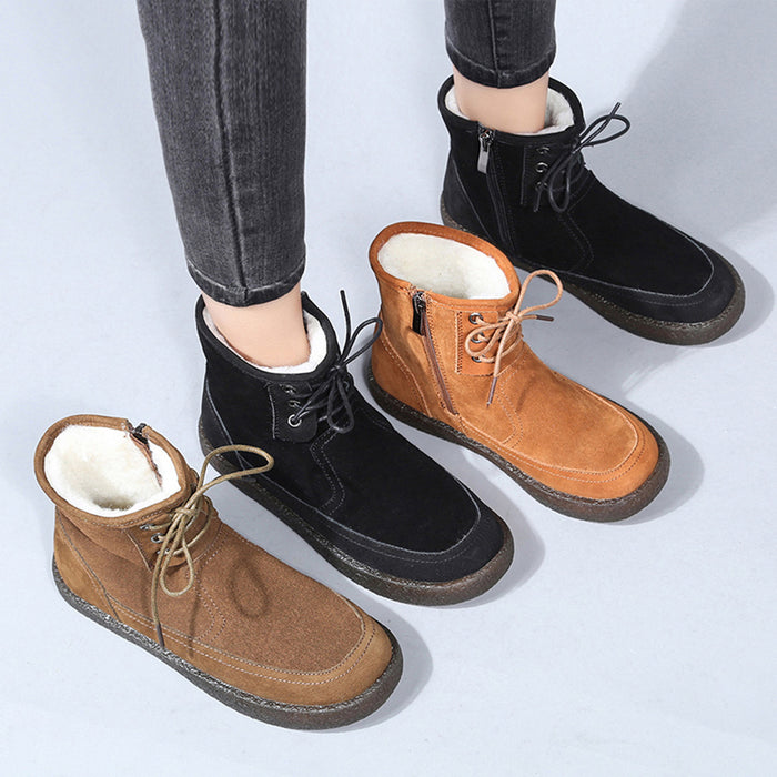 Suede Warm Velvet Women's Winter Boots Obiono Suede Warm Velvet Women's Winter Boots Obiono