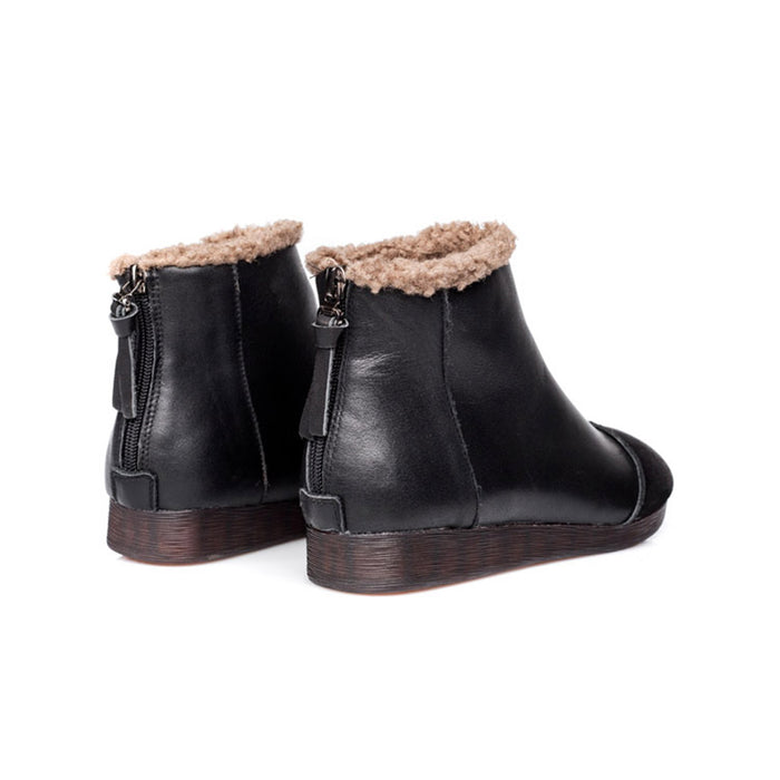 Winter Plush Retro Women Boots | Gift Shoes
