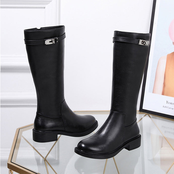 Winter Upscale Leather Women's Boots | Gift Shoes