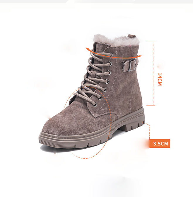 Winter Velvet Plush Martin Boots | Gift Shoes 40-43