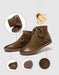 Women Handmade Retro Leather Soft-soled Boots