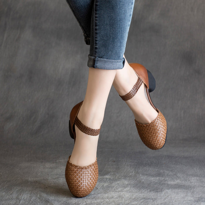 Women Handmade Summer Chunky Shoes April Trend 2020 84.00