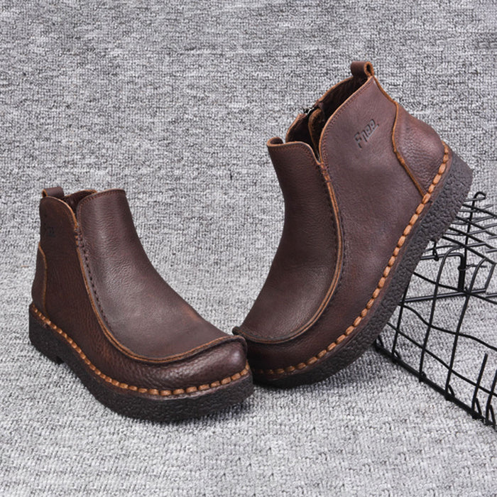 Leather Handmade Retro Boots Women 35-42 | Gift Shoes