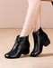 Women's Elegant Retro Chunky Heels Boots Nov Shoes Collection 2021 70.00