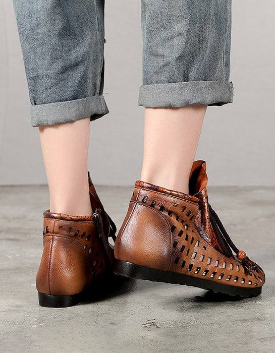 Women's Ethnic Printed Comfortable Retro Boots