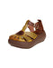 Women's Handmade Cut-out Wedge Sandals June Shoes Collection 2021 79.90