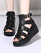 Women's New Retro Leather Ankle Strap Sandals Sep Shoes Collection 2021 55.60